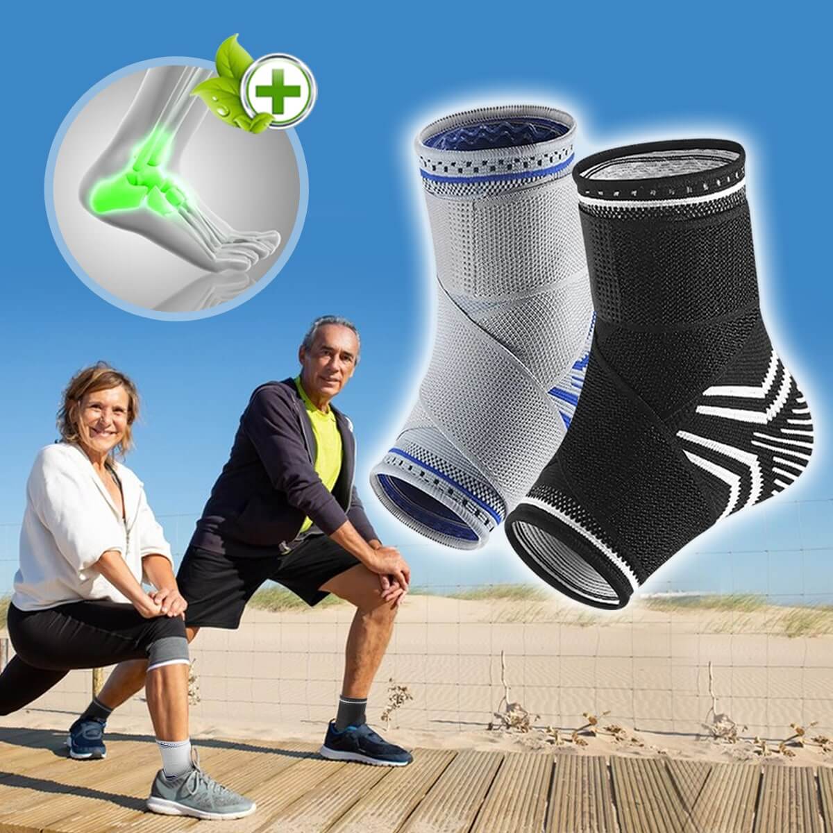 AnkleStar Ankle Brace for Pain Relief & Recovery