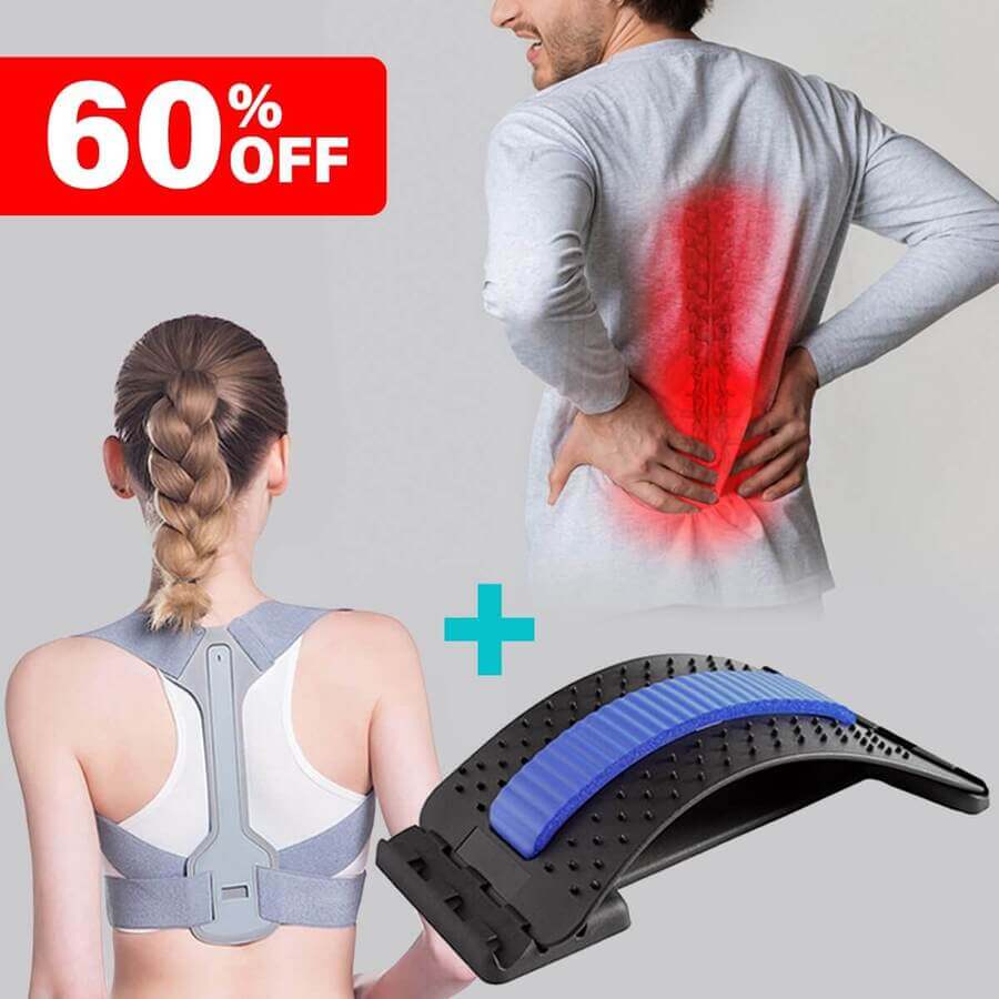 BackStar Adjustable Posture Corrector Support Brace for Back Pain Relief & Posture Improvement