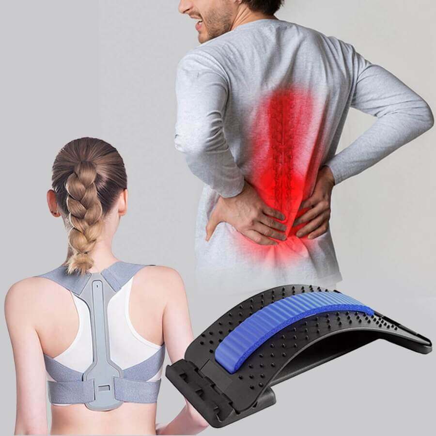 BackStar Adjustable Posture Corrector Support Brace for Back Pain Relief & Posture Improvement