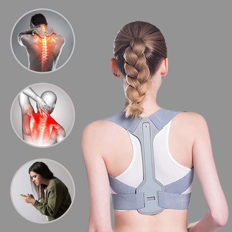 BackStar Adjustable Posture Corrector Support Brace for Back Pain Relief & Posture Improvement