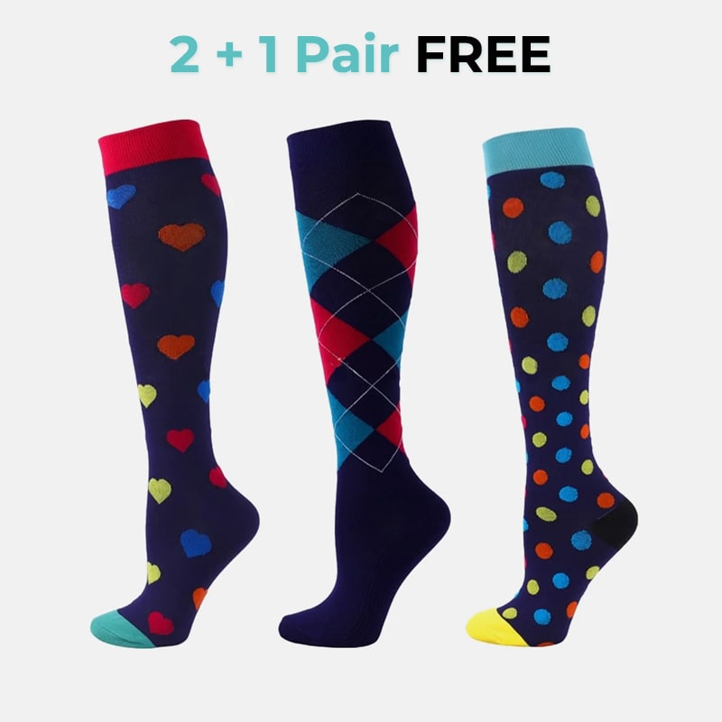 CircuFit™ Compression Socks - Targeted Pressure Enhanced Blood Circulation for Pain-Free Legs and Feet