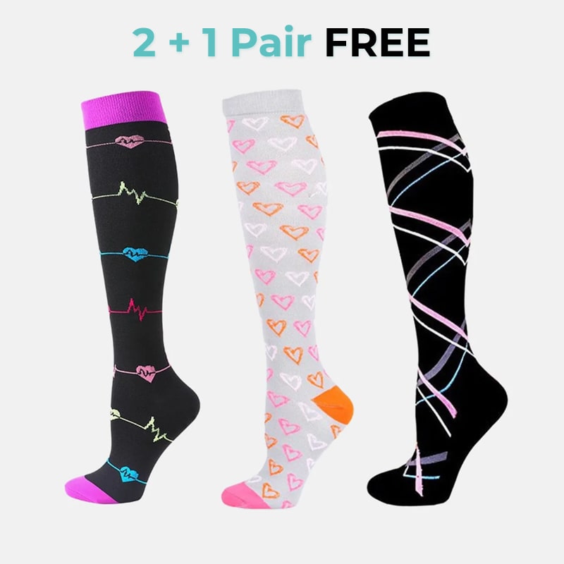 CircuFit™ Compression Socks - Targeted Pressure Enhanced Blood Circulation for Pain-Free Legs and Feet