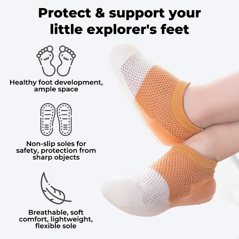 CozyFeet™ Baby Barefoot Shoes Non-Slip Toddler Safe, Comfortable, and Flexible