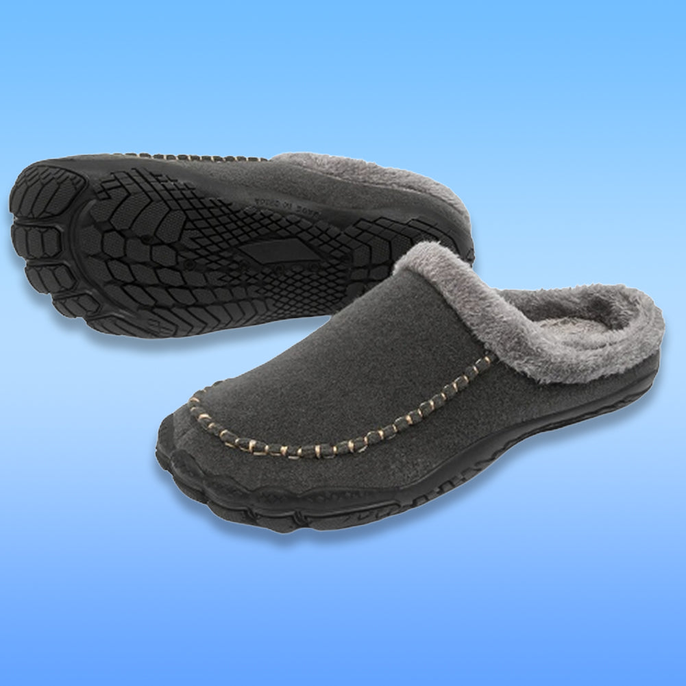 CozyFit™ Warm Barefoot Fur Slippers with Zero Drop Sole, Durable Non-Slip Design