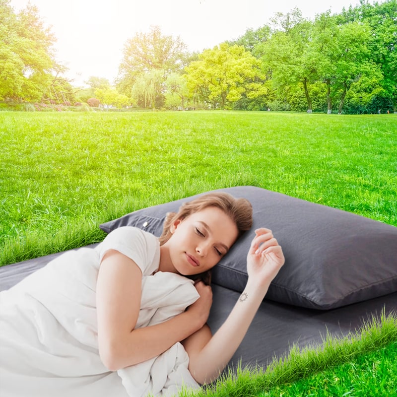 GroundLink™ Original Earthing Bed Sheet Grounding - Advanced Technology for Improved Sleep Quality, EMF Protection