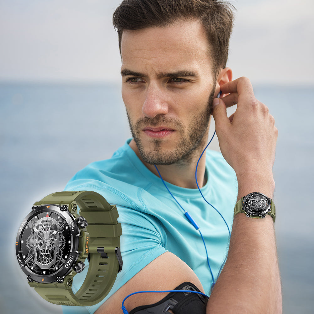 RuggedTech™ Smartwatch Advanced Health Monitoring, Fitness Tracking, Smart Notifications, Water-Resistant