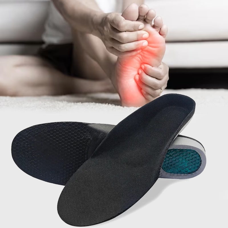 SoleRelief™ Comfortable Orthopedic Insoles for Pain Relief, Plantar Fasciitis, Flat Feet and Arch Support