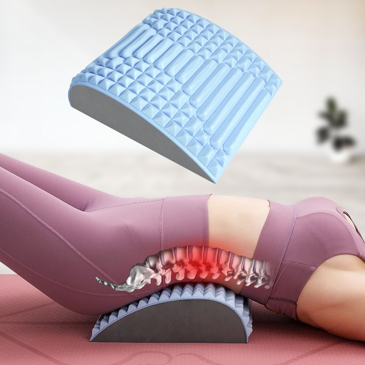 SpineEase™ Neck & Back Stretcher Pain Relief - Ergonomic Posture Correction