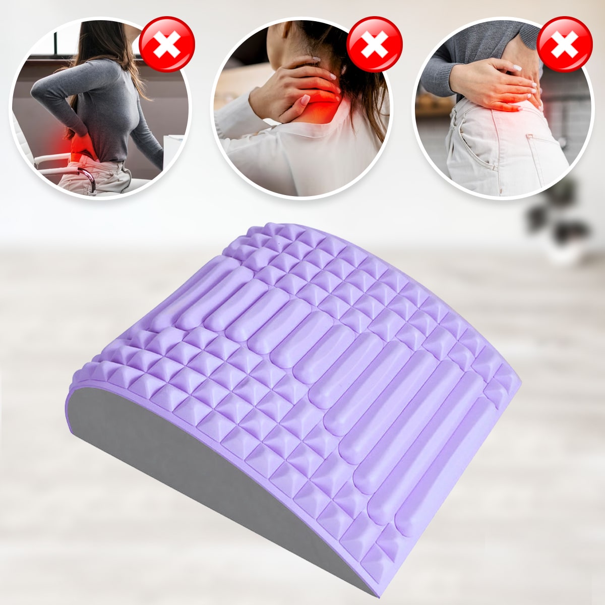 SpineEase™ Neck & Back Stretcher Pain Relief - Ergonomic Posture Correction