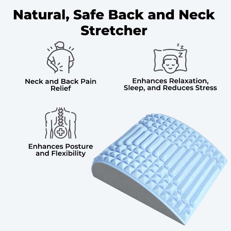 SpineEase™ Neck & Back Stretcher Pain Relief - Ergonomic Posture Correction