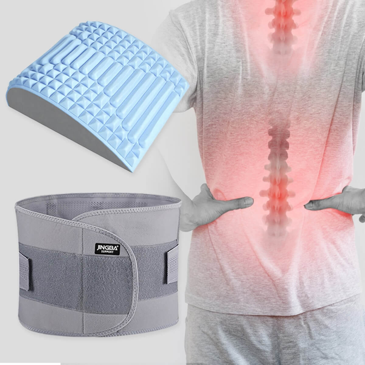 SpineEase™ Neck & Back Stretcher Pain Relief - Ergonomic Posture Correction