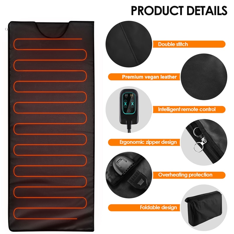 ThermaPod™ - Infrared Sauna Blanket- Advanced Infrared Therapy for Detox & Relaxation, Portable Home Spa Experience
