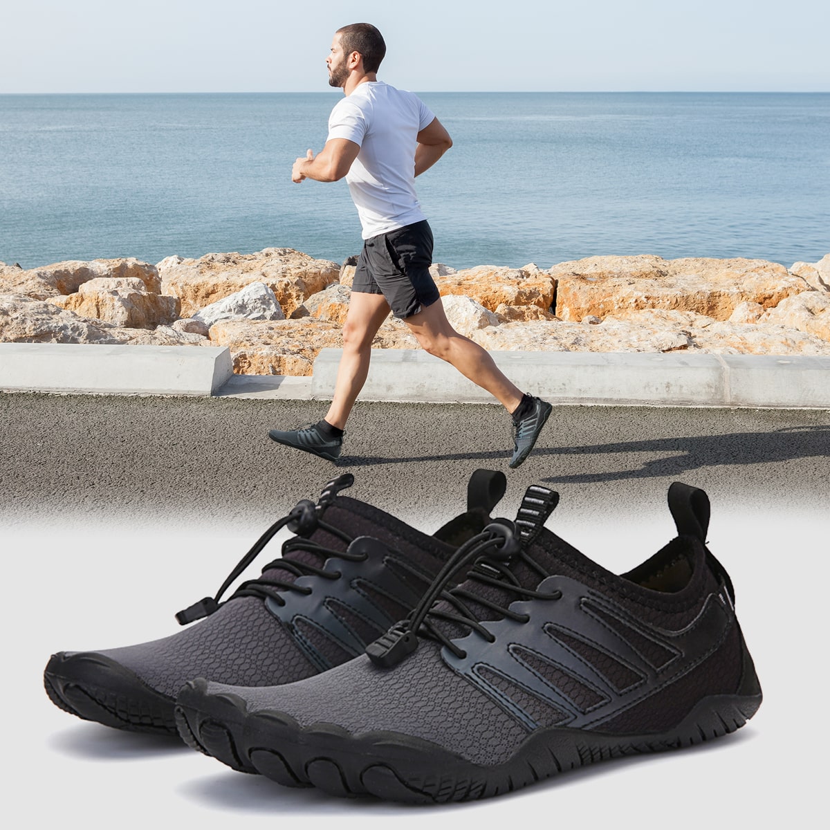 ProRunner™ Barefoot Shoes Breathable Zero Drop Sole, Durable Non-Slip Design