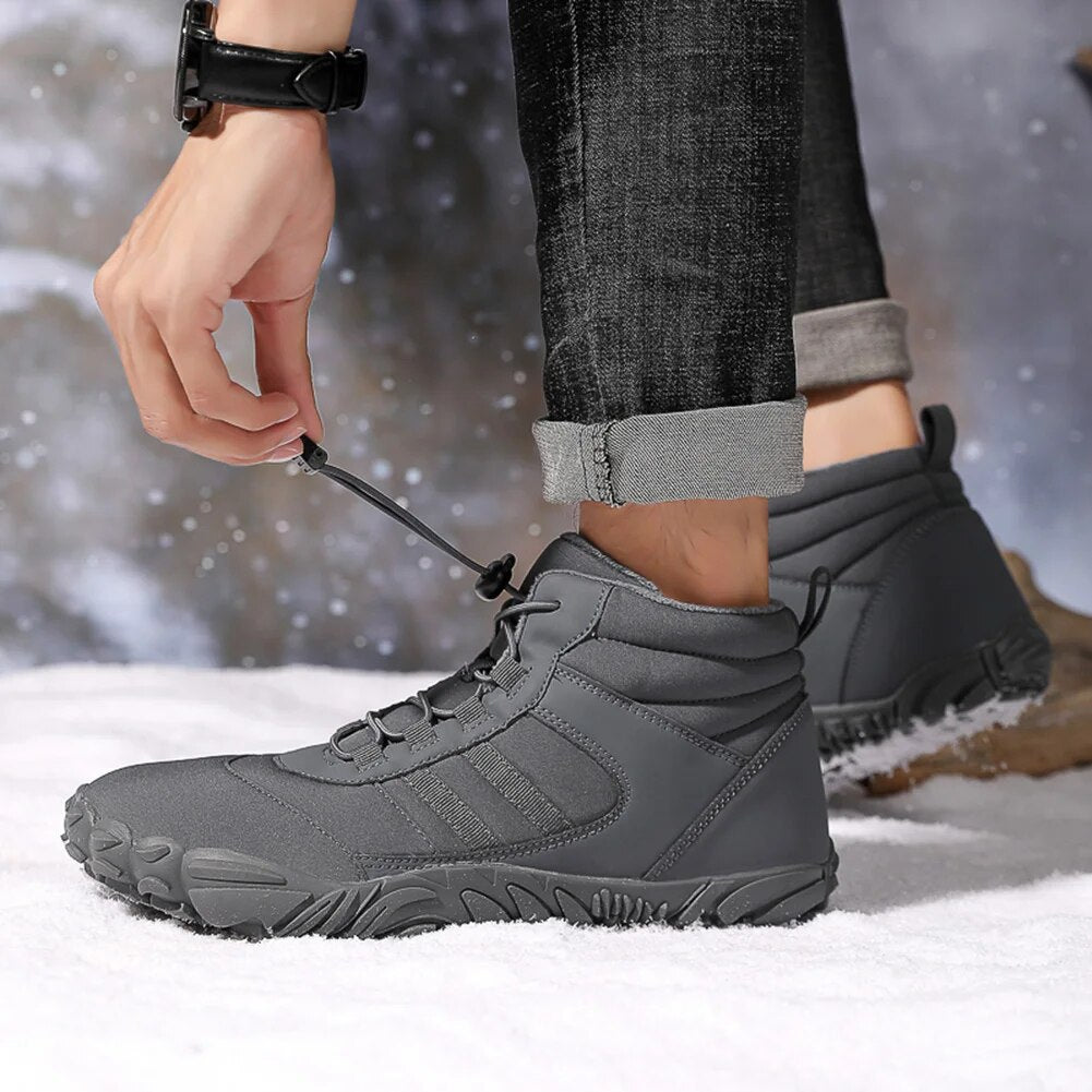 ArcticStride™ Warm Barefoot Winter Boots - Waterproof Non-Slip Design Ultra-Lightweight