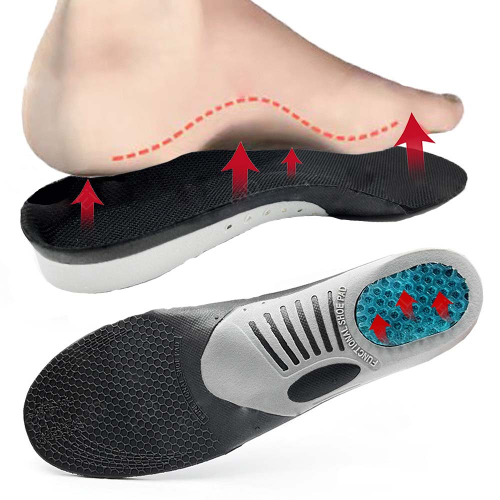SoleRelief™ Comfortable Orthopedic Insoles for Pain Relief, Plantar Fasciitis, Flat Feet and Arch Support
