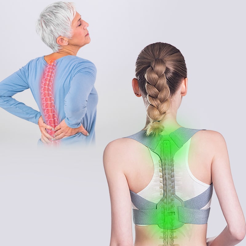 BackStar Adjustable Posture Corrector Support Brace for Back Pain Relief & Posture Improvement