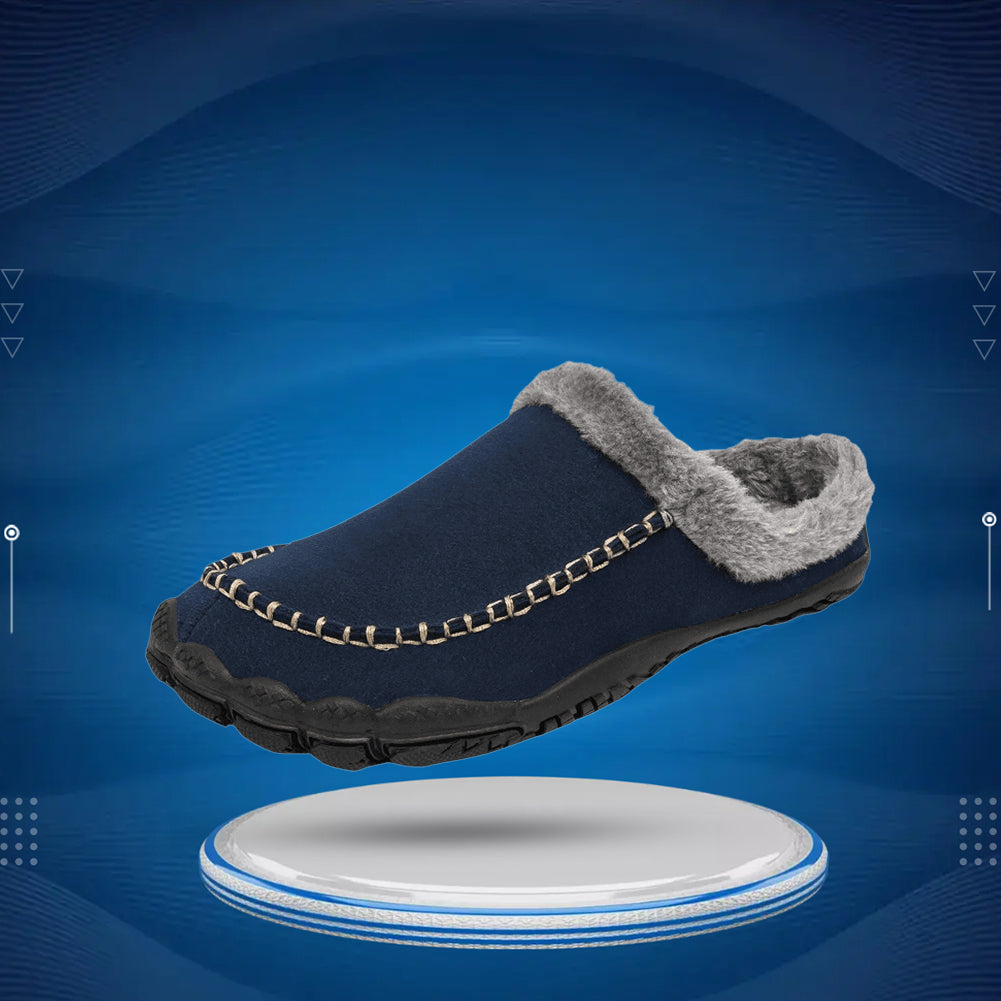 CozyFit™  Warm Barefoot Fur Slippers with Zero Drop Sole, Durable Non-Slip Design