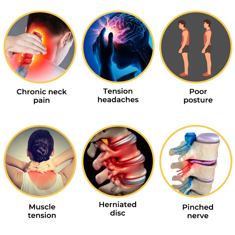 NeckCloud™ - Cervical Traction Device Neck Pain & Headache Relief